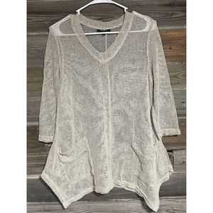 Kaktus Cream double pocket cover up